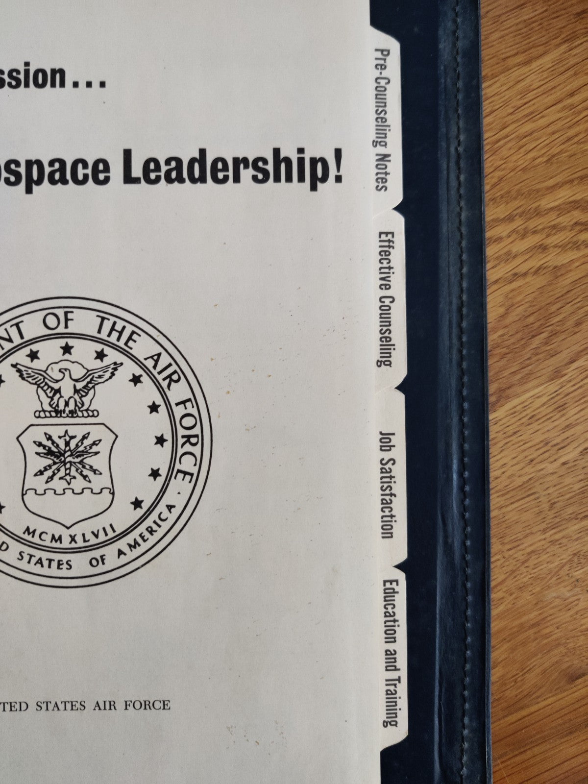 1947 United States Air Force "Your Other Mission, Future Aerospace Leadership!" — photo 3