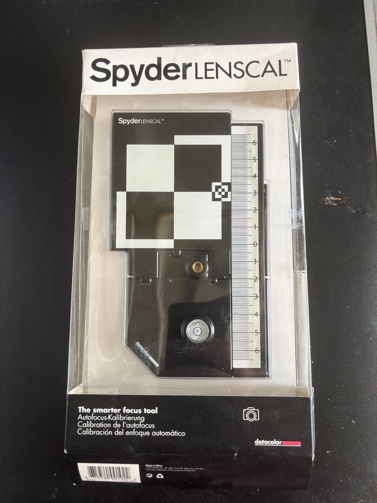 Datacolor Spyder LensCal Autofocus Calibration Target Tool Boxed DSLR — photo 1
