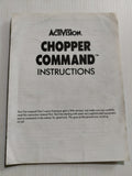 Chopper Command - Atari 2600 Game Manual Instructions — photo 1
