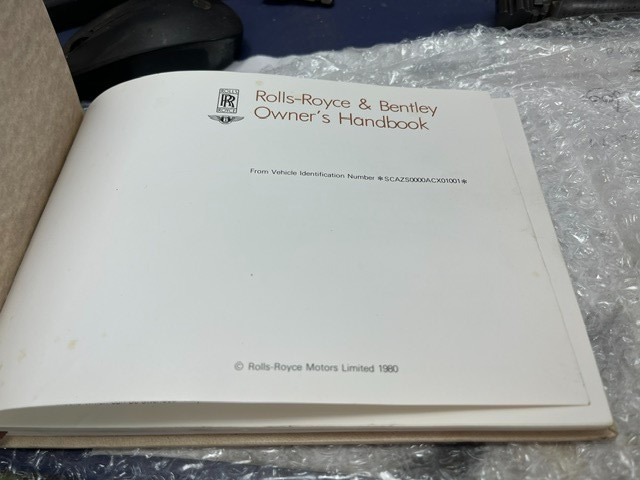 1980 Rolls Royce Silver Spirit / Bentley Mulsanne Owner Handbook Manual UK — photo 2