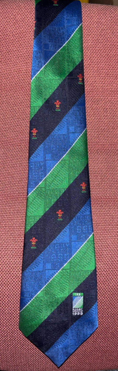 Rugby World Cup 2003 Wales Welsh Team Neck Tie — photo 1