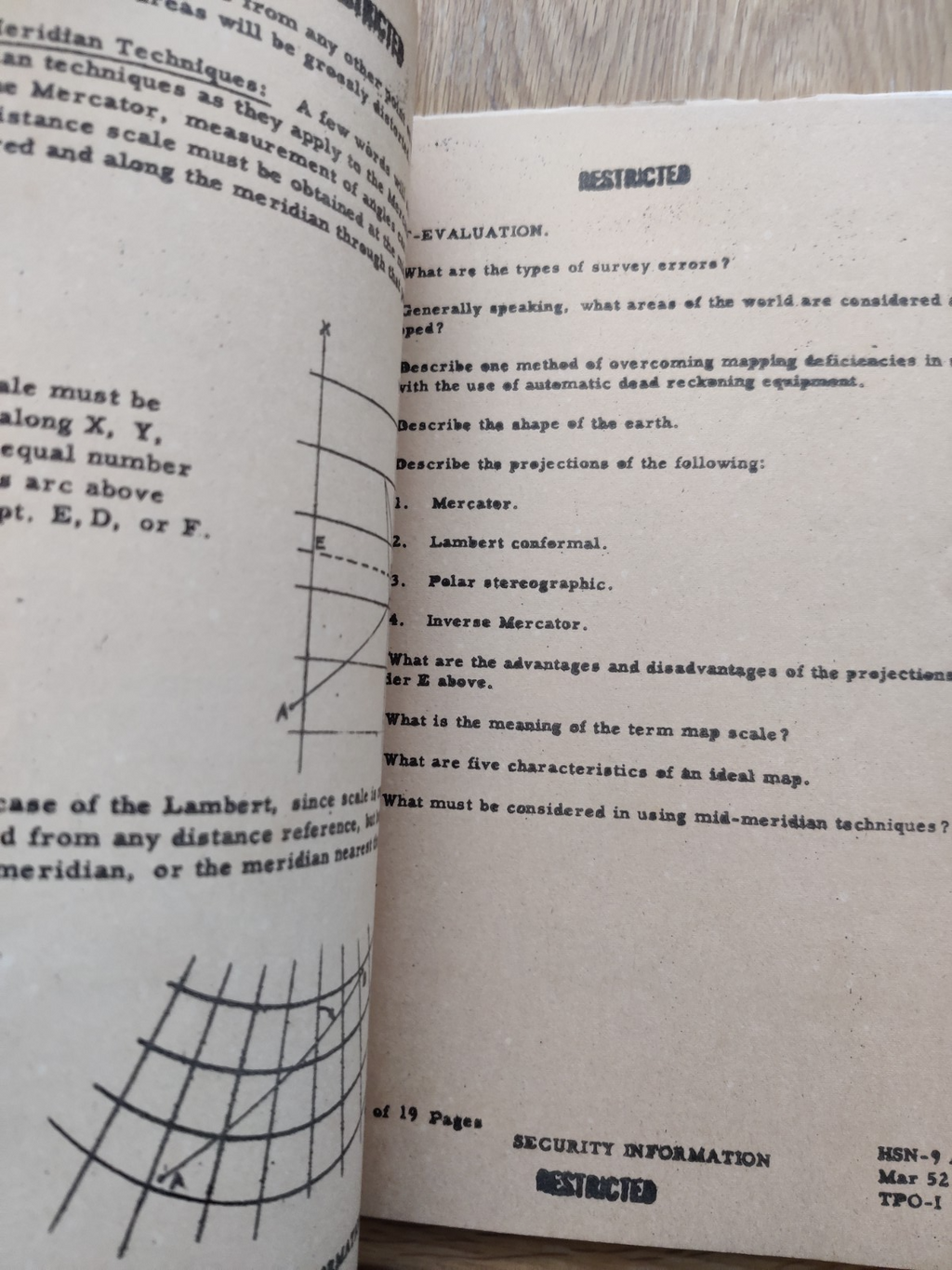 Vintage USAF 1952 Training Study Guides Celestial Navigation, Aircraft Observer — photo 13