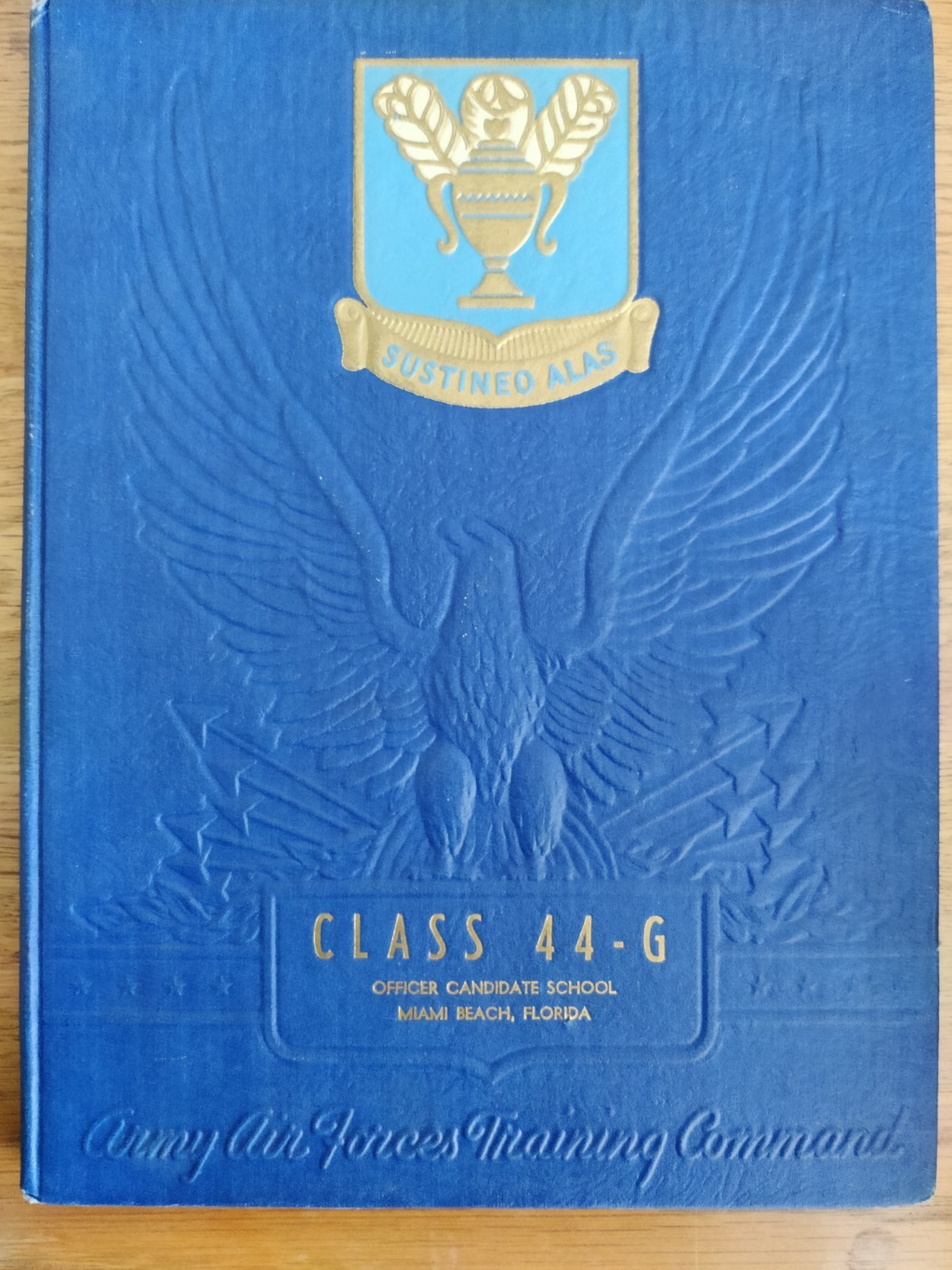 USAAF Class 44-G WW2 Officer Candidate Army Airforce training School B17 — photo 1