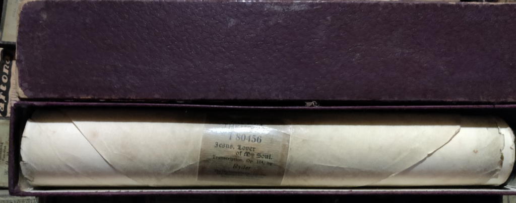 JESUS LOVER OF MY SOUL Ryder T80456 - Player Piano / Pianola Roll — photo 2