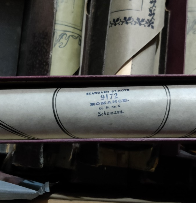 ROMANCE OP 28 NO 2 SCHUMANN Standard 65 Note - Player Piano / Pianola Roll — photo 2