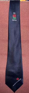 England XV to Canada Rugby Union Tour 1993 Rugby Neck Tie — photo 1
