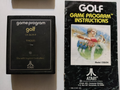 GOLF - Atari 2600/2600+/7800 Game Cartridge & Instruction Manual — photo 1