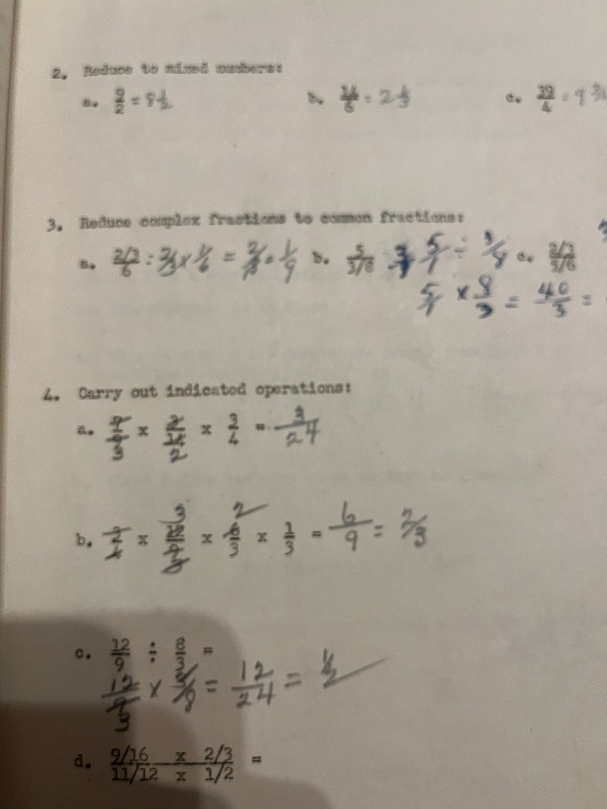 USAAF WW2 Mathematics workbook Kelly Field Texas. Air Corps Training Center — photo 7