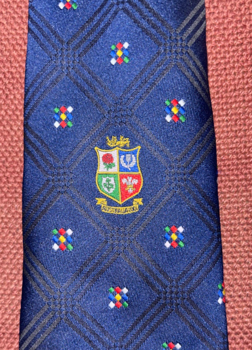 2001 British & Irish Lions Tour to Australia Vintage Rugby Tie — photo 1