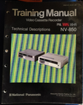 NV-850 VHS Player Genuine Panasonic Service Guide Instructions Repair Manual — photo 1