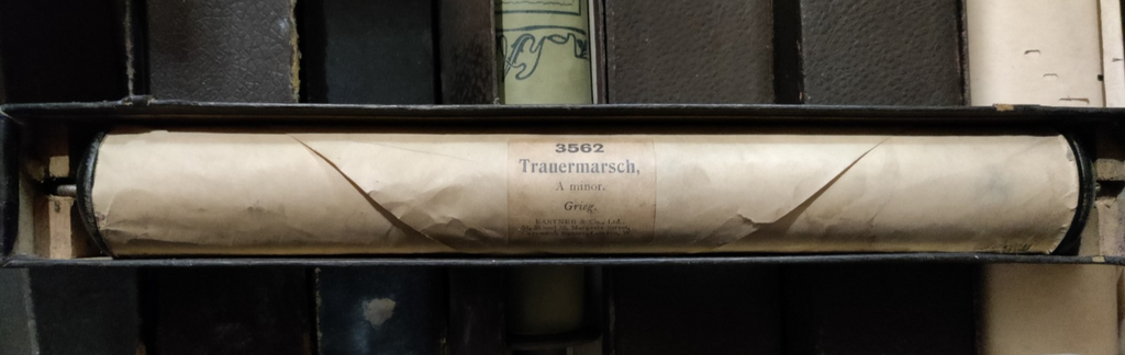 TRAUERMARSCH A minor Grieg Kastner 3562 - Player Piano / Pianola Roll — photo 2