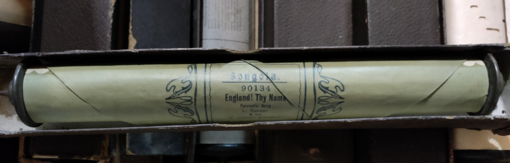 ENGLAND! THY NAME Songola 90134 L Barnes No 4 - Player Piano / Pianola Roll — photo 2