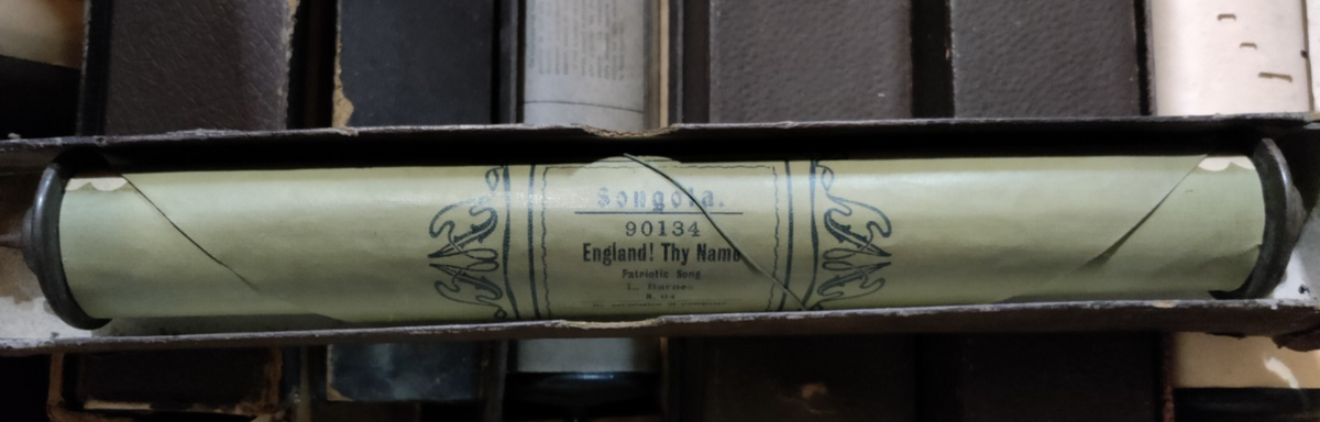 ENGLAND! THY NAME Songola 90134 L Barnes No 4 - Player Piano / Pianola Roll — photo 2