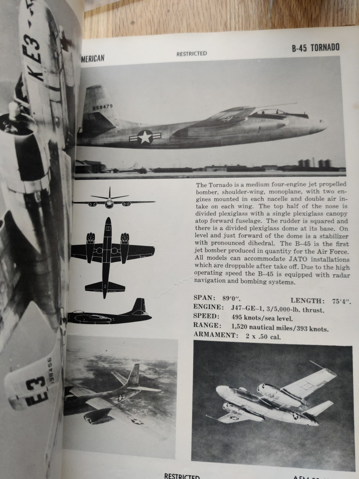Vintage USAF Aircraft Recognition Army 1949 — photo 9