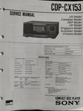 CDP-CX153 HiFi CD Player - Genuine Sony Service Repair Manual — photo 1