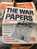 Vintage 1970s The War Papers Part 1 Daily Mirror 1939 & Boer War Churchill Lot — photo 1