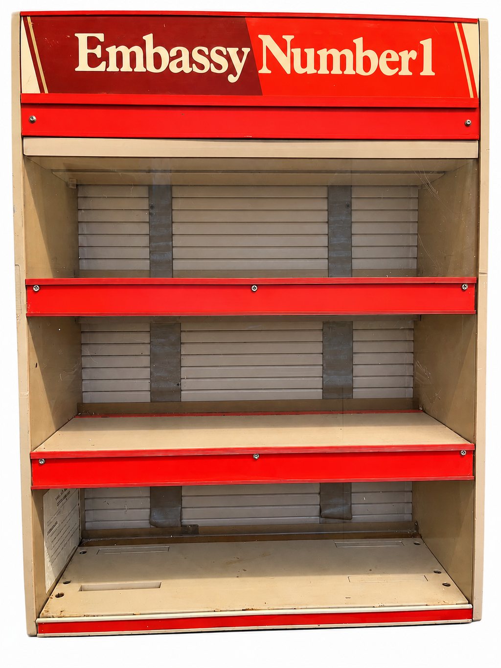 Vintage Embassy No1 Regal King Size Cigarette Shop Counter Display Cabinet — photo 1