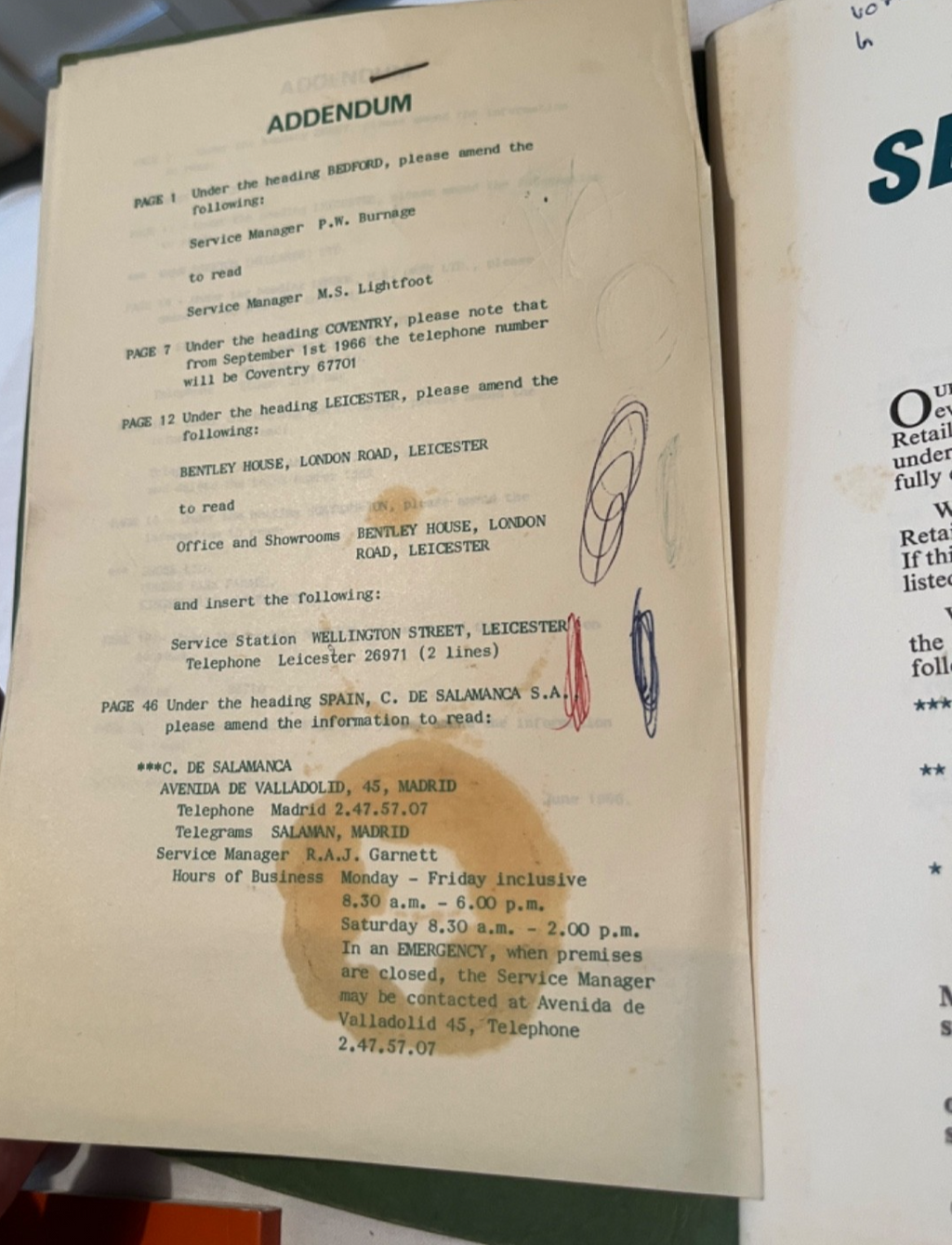 Rolls Royce & Bentley Sales And Service Handbook  1966 — photo 2