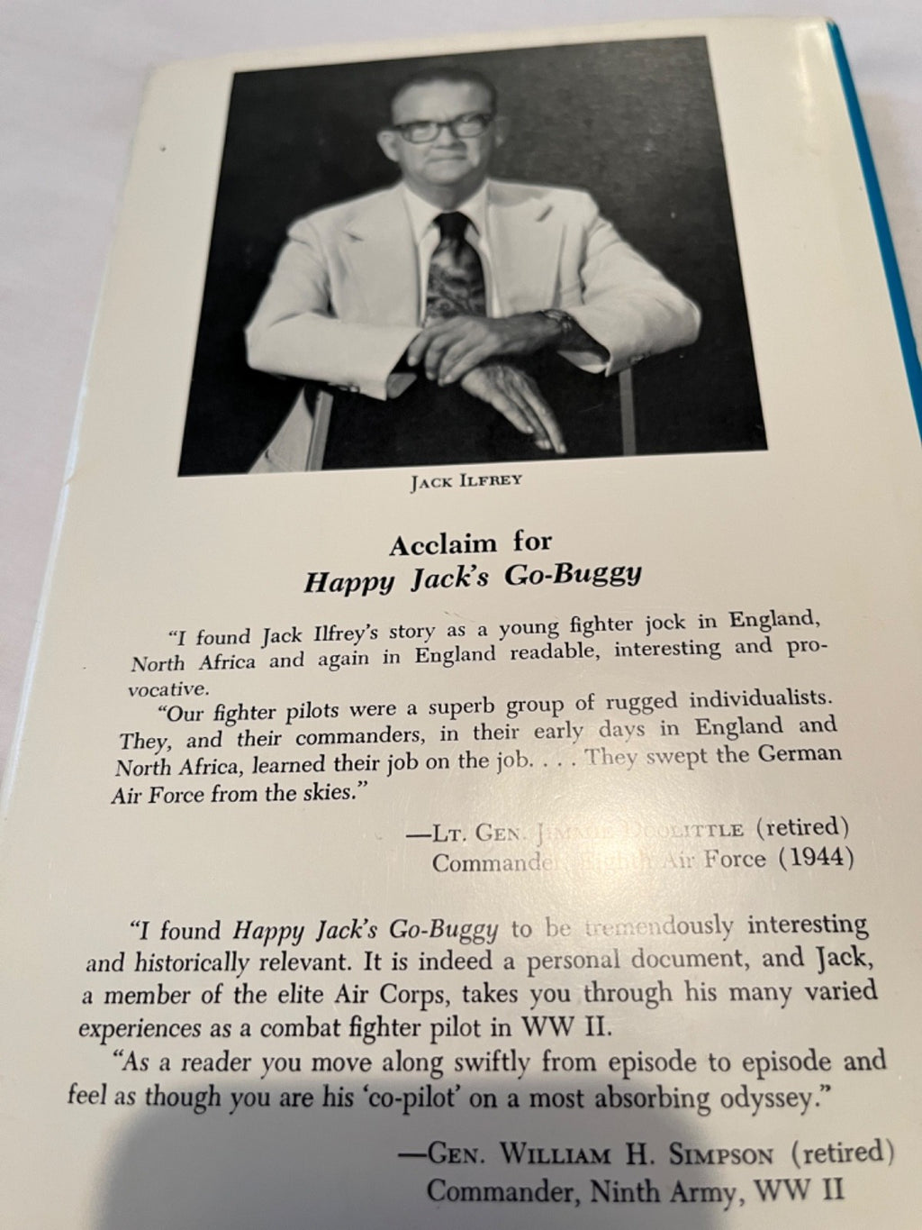 Happy Jacks Go Buggy Book - Jack Ilfrey SIGNED WW2 Fighter Pilot USAAF P-51 — photo 8
