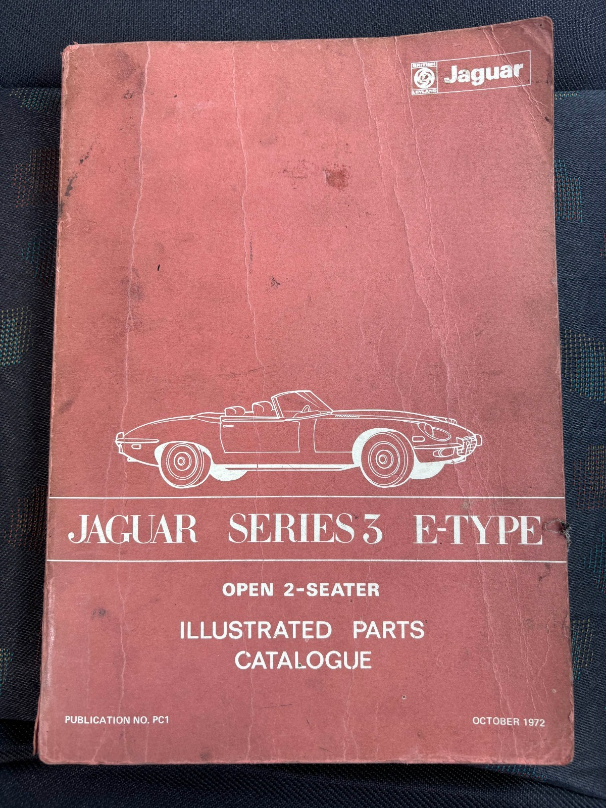Genuine Original JAGUAR Illustrated Spare Parts Catalogue Series 3 E-Type XK-E — photo 1