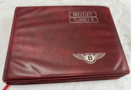 Bentley Turbo R Owners Manual Handbook Pack Excellent Condition COMPLETE — photo 1