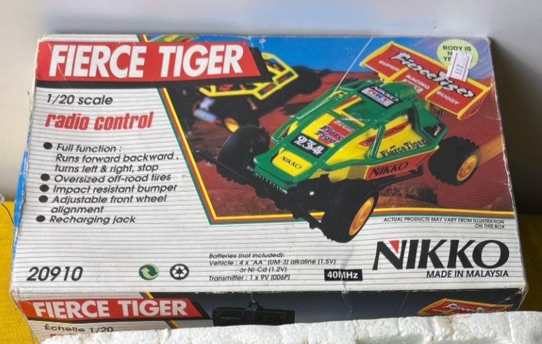 Nikko Fierce Tiger Super Racing Buggy Radio Control Toy Car BOXED 20910 1/20 — photo 1