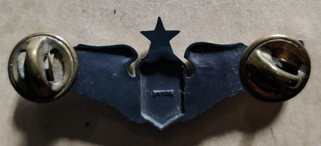 Senior Pilot "Sweetheart" Wings WW2 Sterling Badge 2" USAAF B17 B24 — photo 2