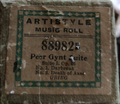 PEER GYNT SUITE Grieg - Aritstyle Music Roll 88982B Player Piano / Pianola Roll — photo 1