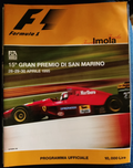 1995 San Marino Grand Prix Imola - OFFICIAL F1  FORMULA 1 RACE PROGRAMME — photo 1