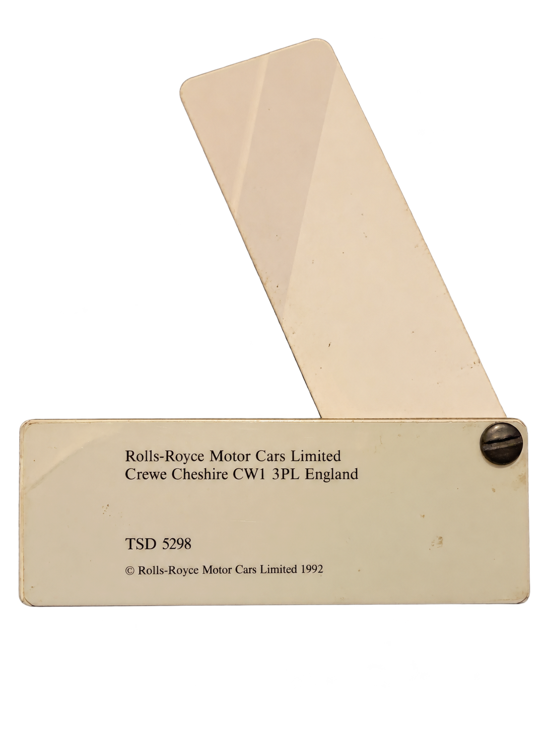 Rolls Royce Bentley Paint Colour Sample Book TSD 5298 Spirit II Continental R — photo 3