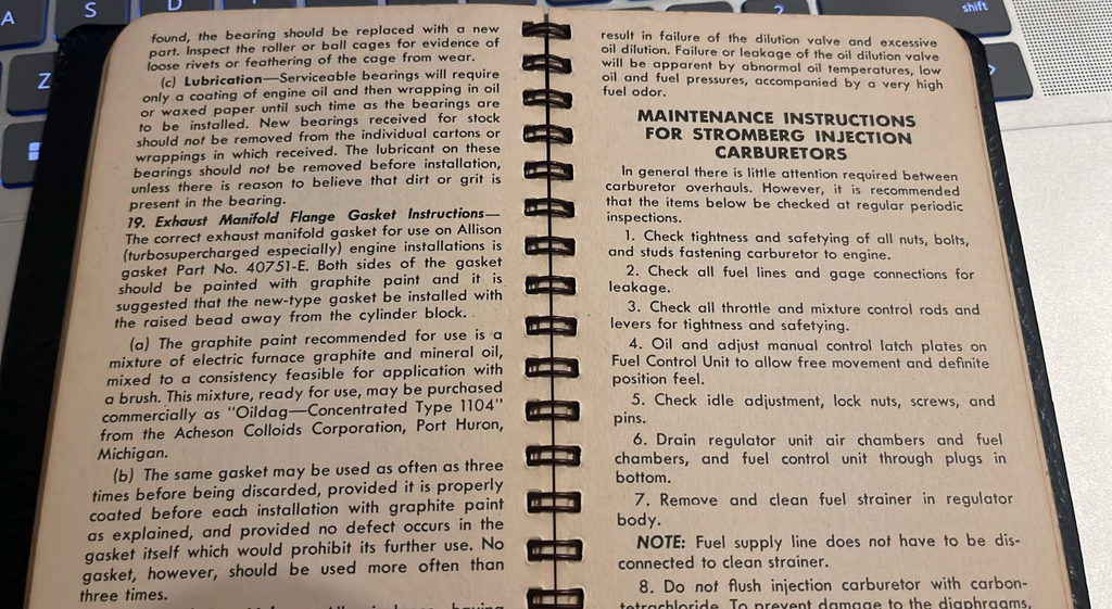 General Motors GM Allison Operators Manual Handbook WW2 USAAF P-38 P-51 — photo 4