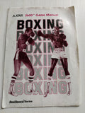 Boxing Atari 2600 Game Manual Instructions — photo 1
