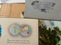 Vintage 1930s Novelty World Globe Greeting Card Birthday Cards Ephemera Lot — photo 1