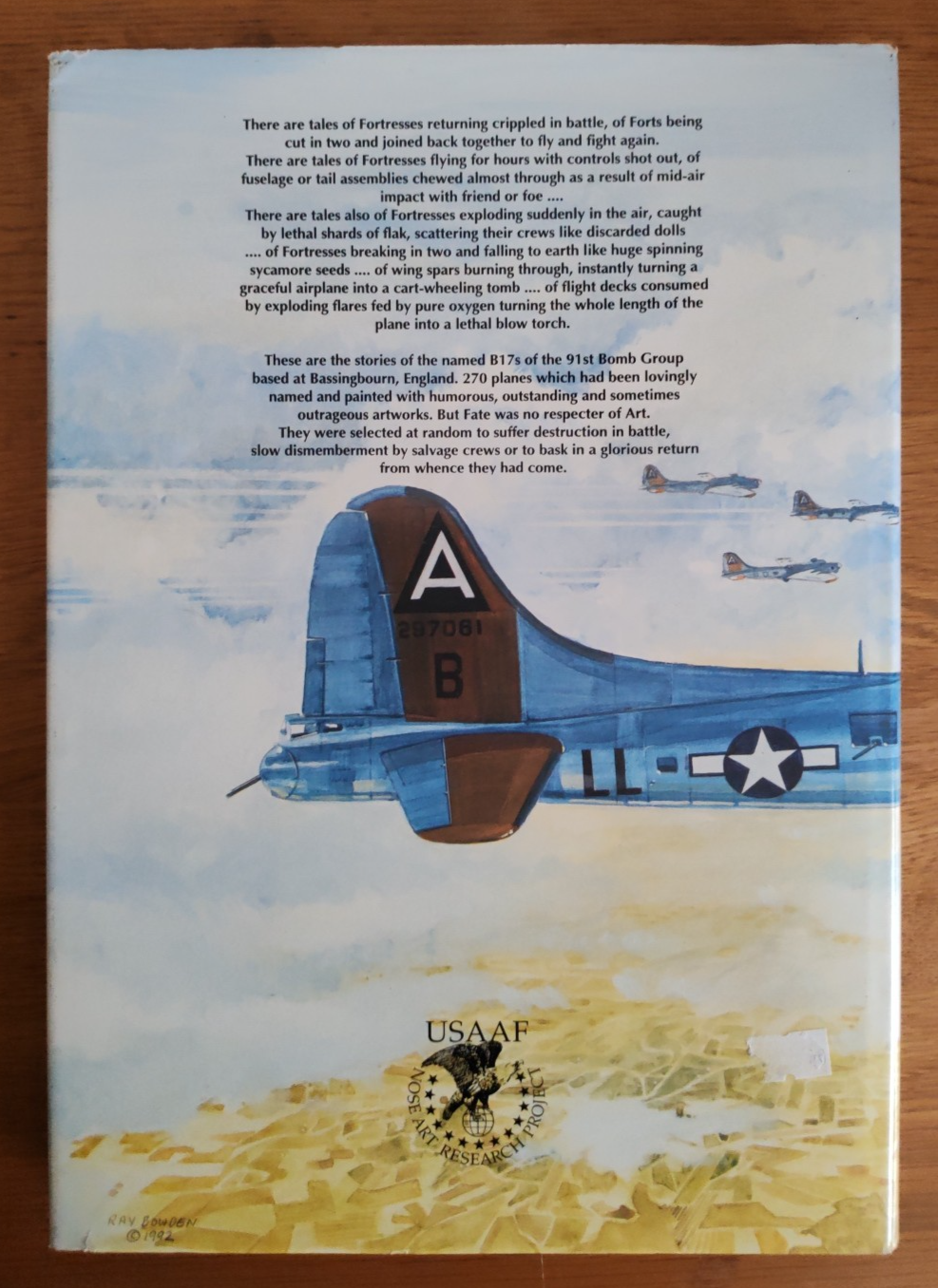 Ray Bowden 'Plane Names & Fancy Noses: and The 91st Bomb Group (Heavy)' WW2 B17 — photo 3