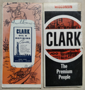 Clark Indiana Wisconsin Vintage USA American Classic Car Maps Job Lot Americana — photo 1