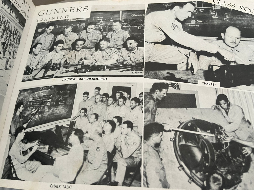 Tyndall Field Flexible Gunnery Class 42-49 Yearbook Florida School USAAF WW2 B17 — photo 3
