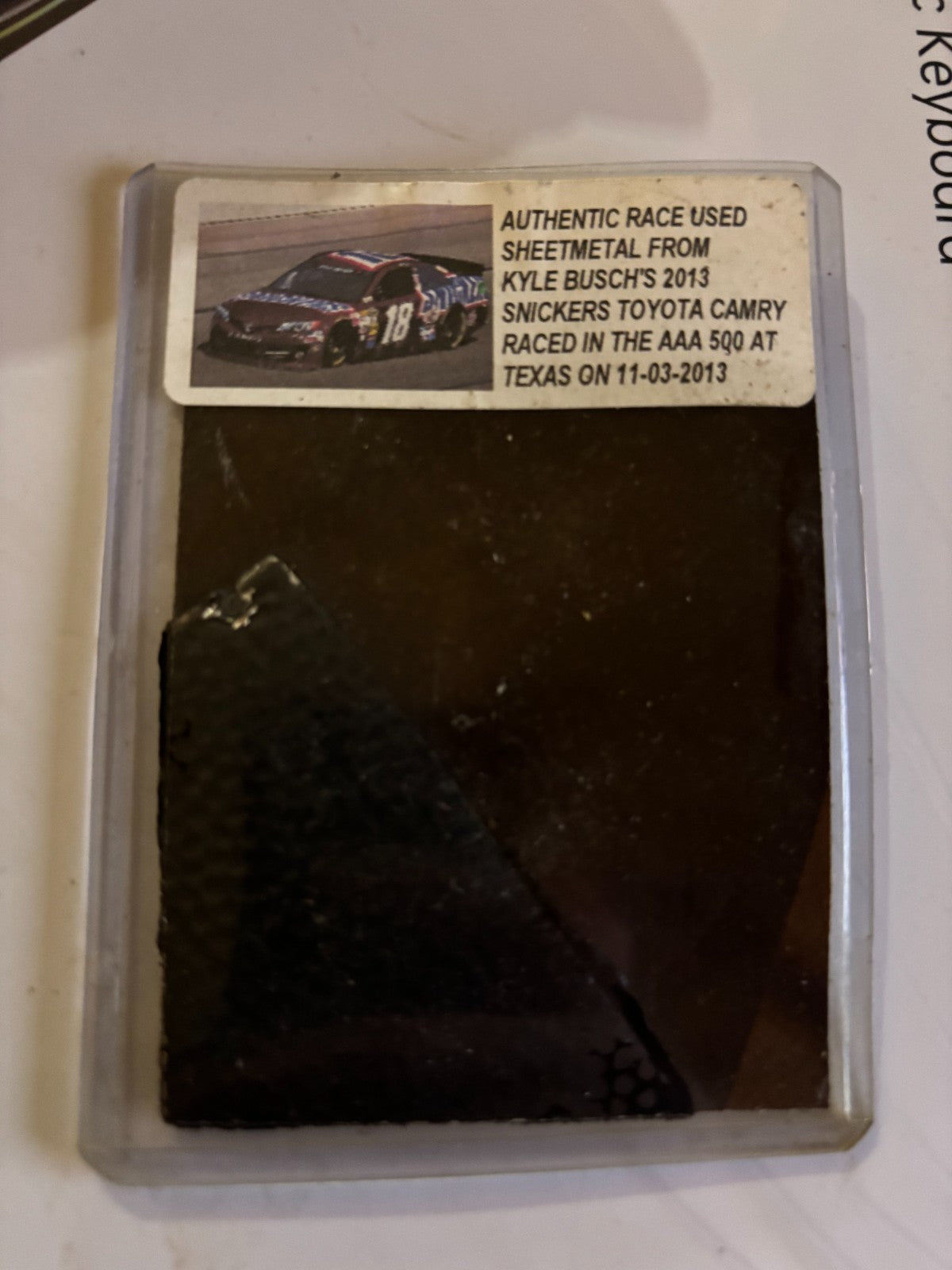 Kyle Busch Texas 2013 - NASCAR GENUINE RACE USED SHEETMETAL — photo 1