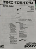 WM-EX2/EX2HG/EX2HGX Walkman Cassette Player - Genuine Sony Service Repair Manual — photo 1