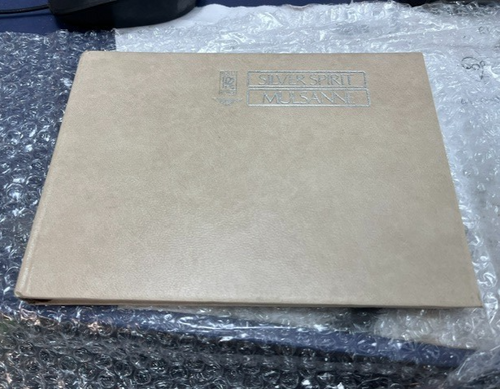 1980 Rolls Royce Silver Spirit / Bentley Mulsanne Owner Handbook Manual UK — photo 1