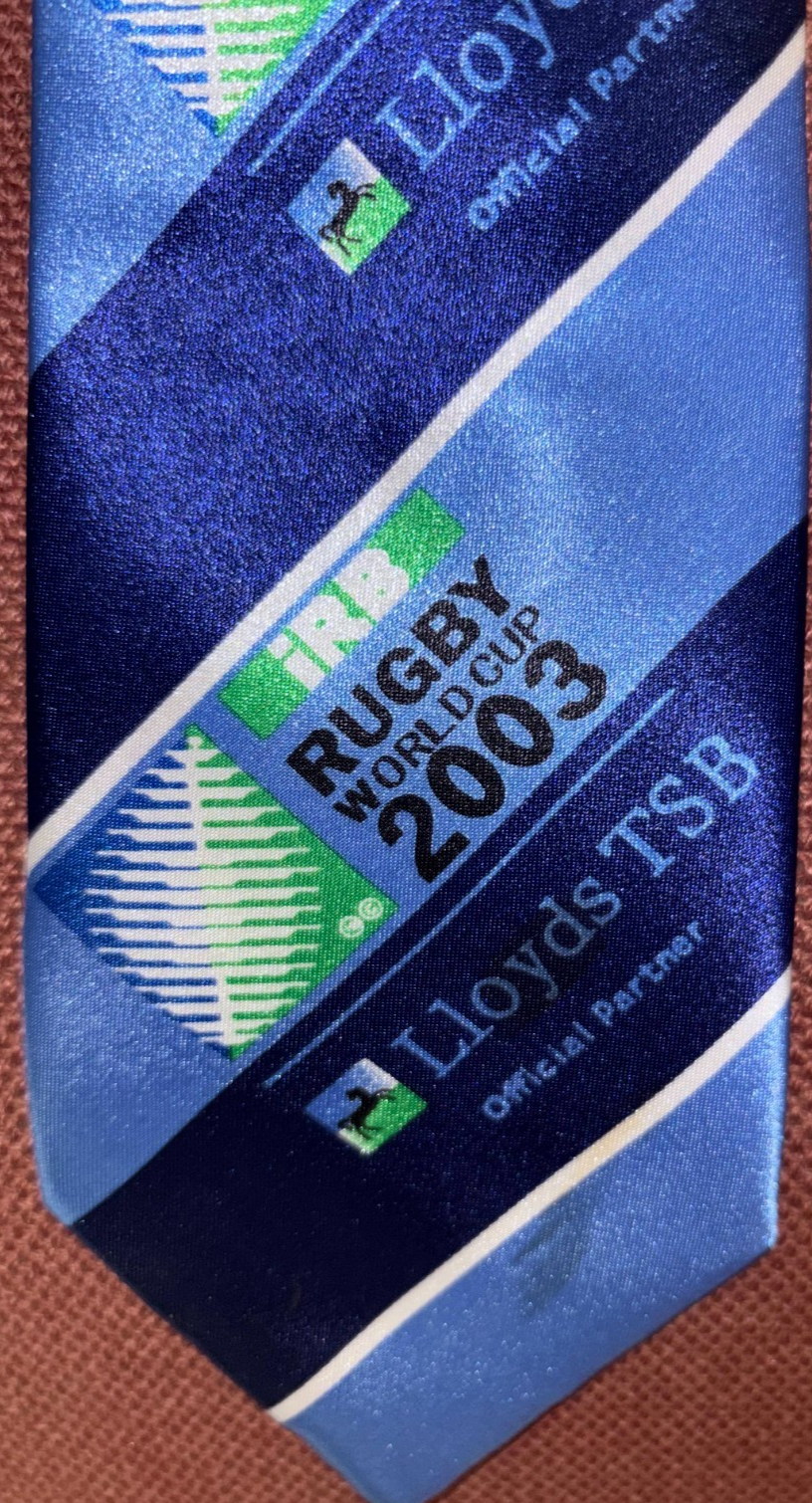 Rugby World Cup 2003 Neck Tie International Rugby RWC — photo 2