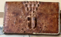 Vintage 1940s Hornback Crocodile Leather Wallet & 3 Snakeskin Slip Cases Lot WW2 — photo 1