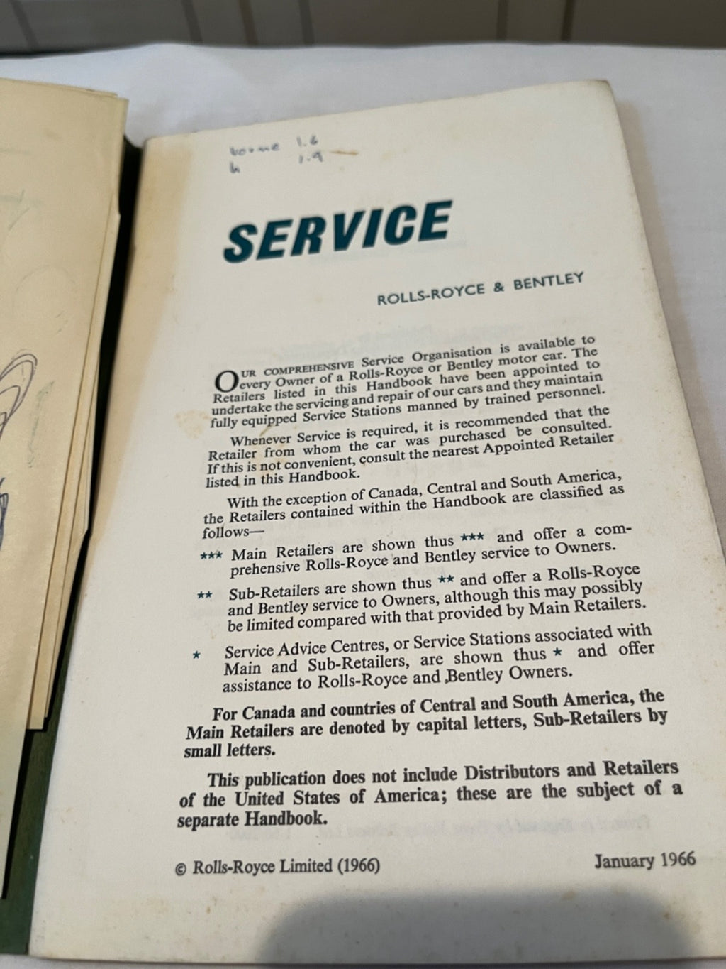 Rolls Royce & Bentley Sales And Service Handbook  1966 — photo 4