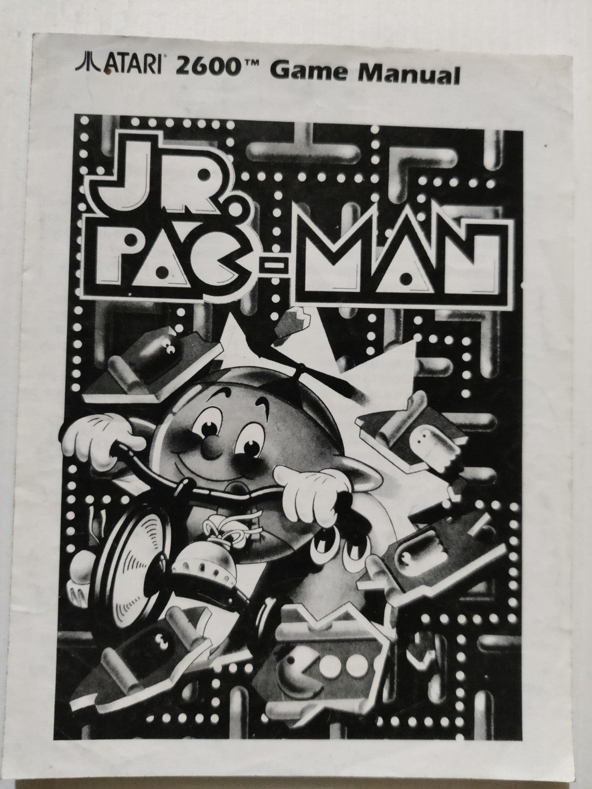 Jr Pac Man - Atari 2600 Game Manual Instructions — photo 1