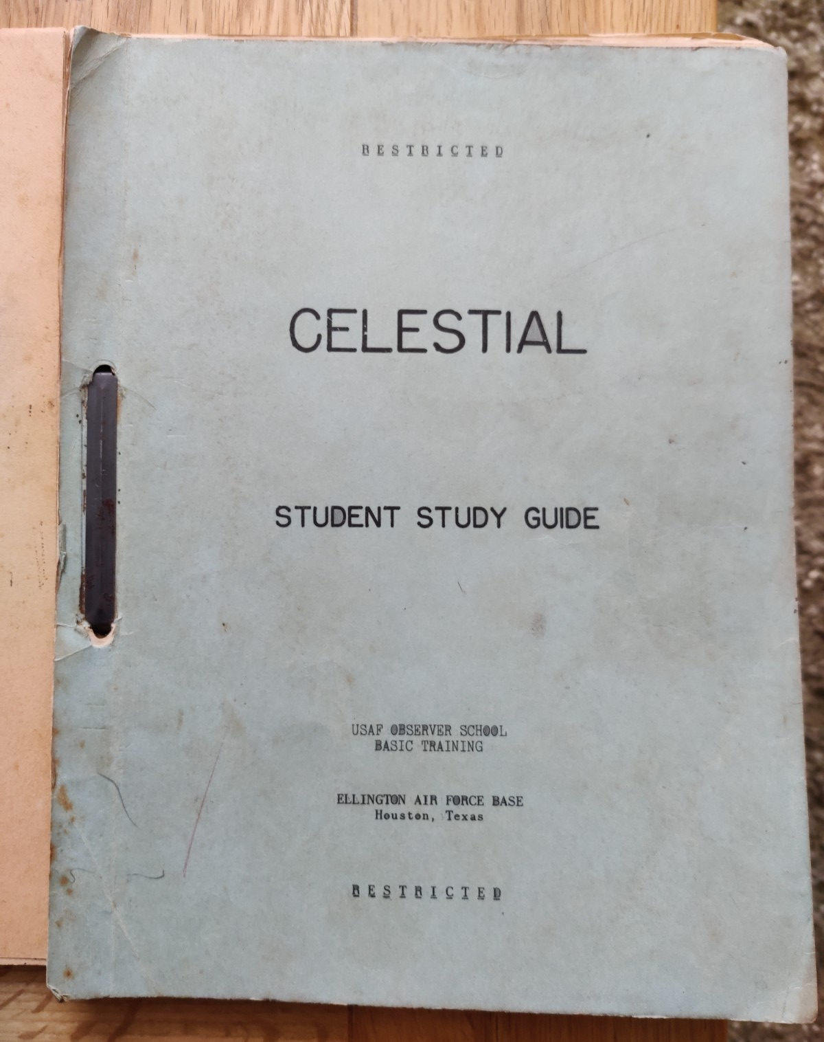 Vintage USAF 1952 Training Study Guides Celestial Navigation, Aircraft Observer — photo 2