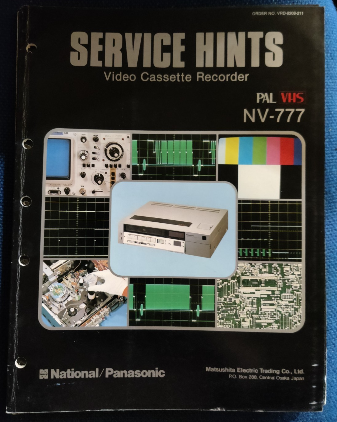 NV-777 VHS Player Genuine Panasonic Service Guide Instructions Repair Manual — photo 1