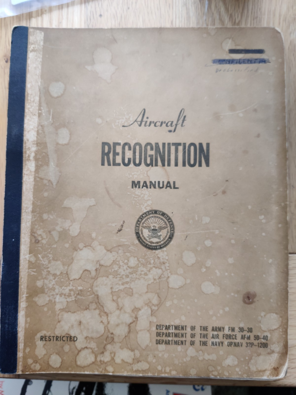 Vintage USAF Aircraft Recognition Army 1949 — photo 1