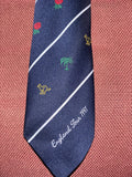 Vintage England Rugby Tour 1991 Australia Fiji Tie Rose Kangaroo Palm — photo 1