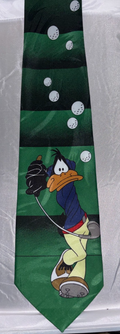 Daffy Duck Looney Tunes Golf Adult Novelty Tie — photo 1
