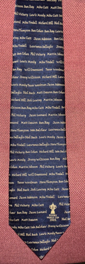 Rugby World Cup 2003 Player Name Neck Tie RWC — photo 1