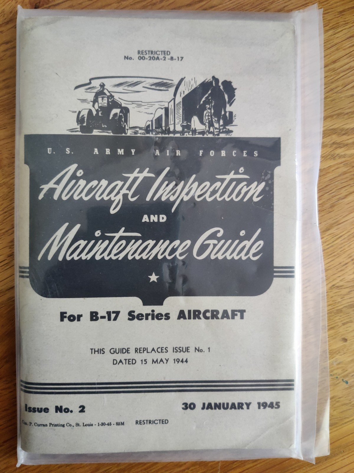 USAAF WW2 B17 Aircraft inspection and Maintenance Guide Manual instruction No 2 — photo 1